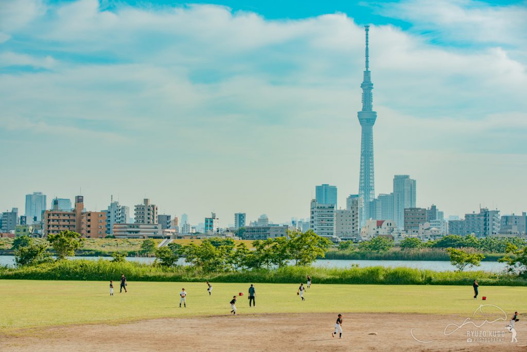 荒川河川敷で東京スカイツリーを撮影してきました ニッポナントカ